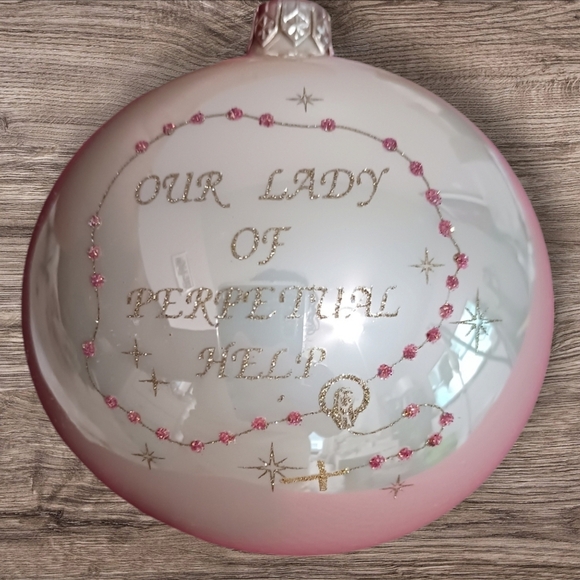 Klassics by kurtis our lady of perpetual blown glass ornament "10cm" - Picture 2 of 9